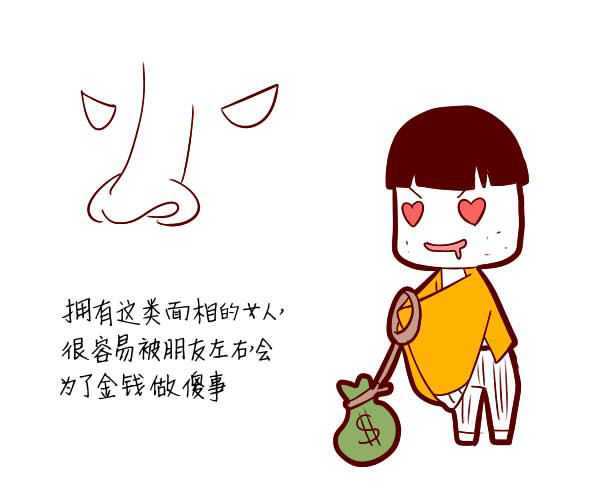 金钱至上的女人面相